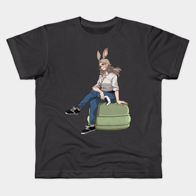 Viera Macaron Kids T-Shirt by Chrspy